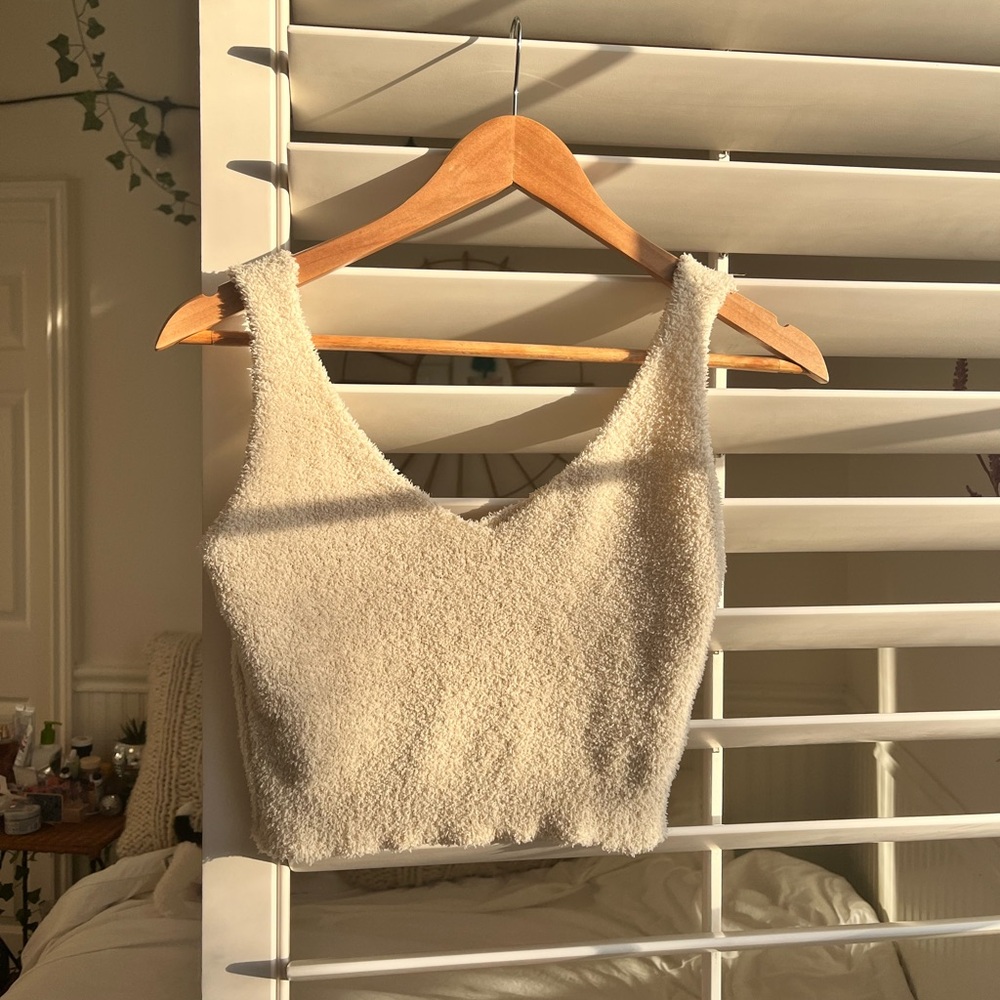 Fuzzy Knit Top